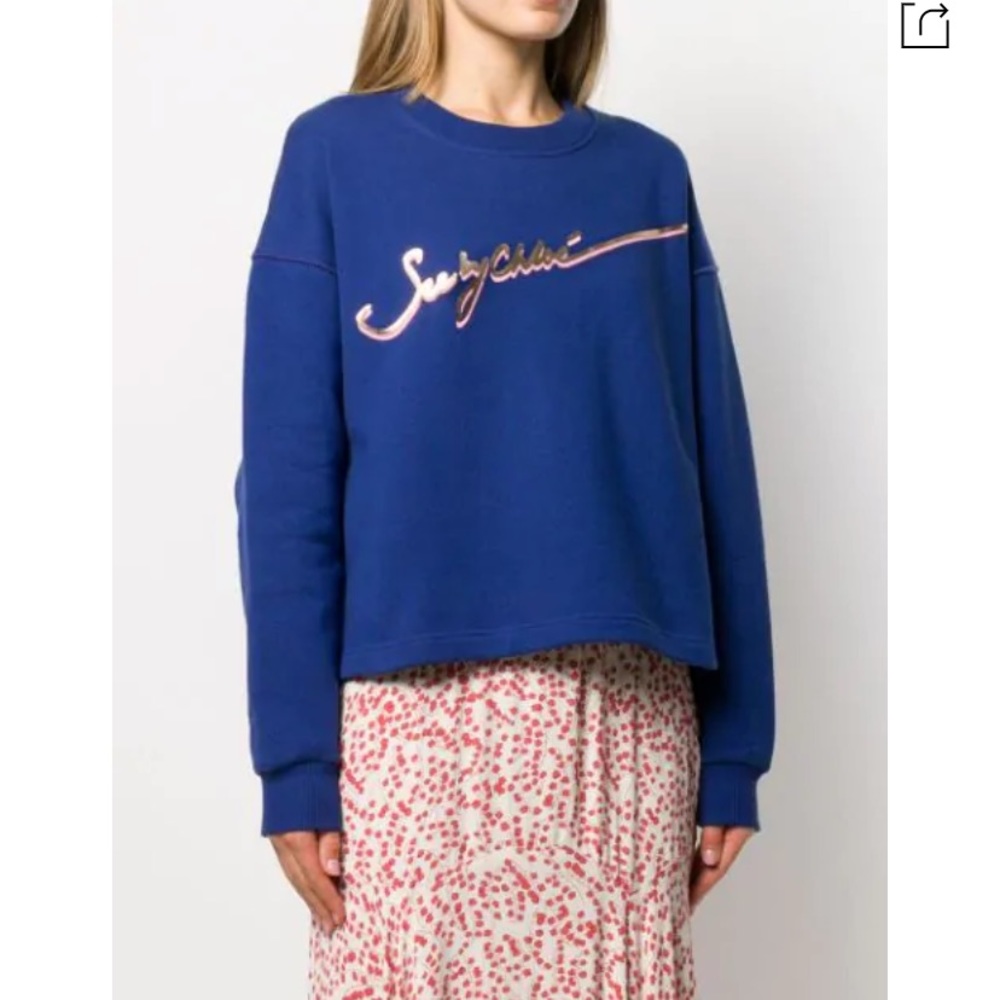 See By Chloe Logo Print Sweatshirt